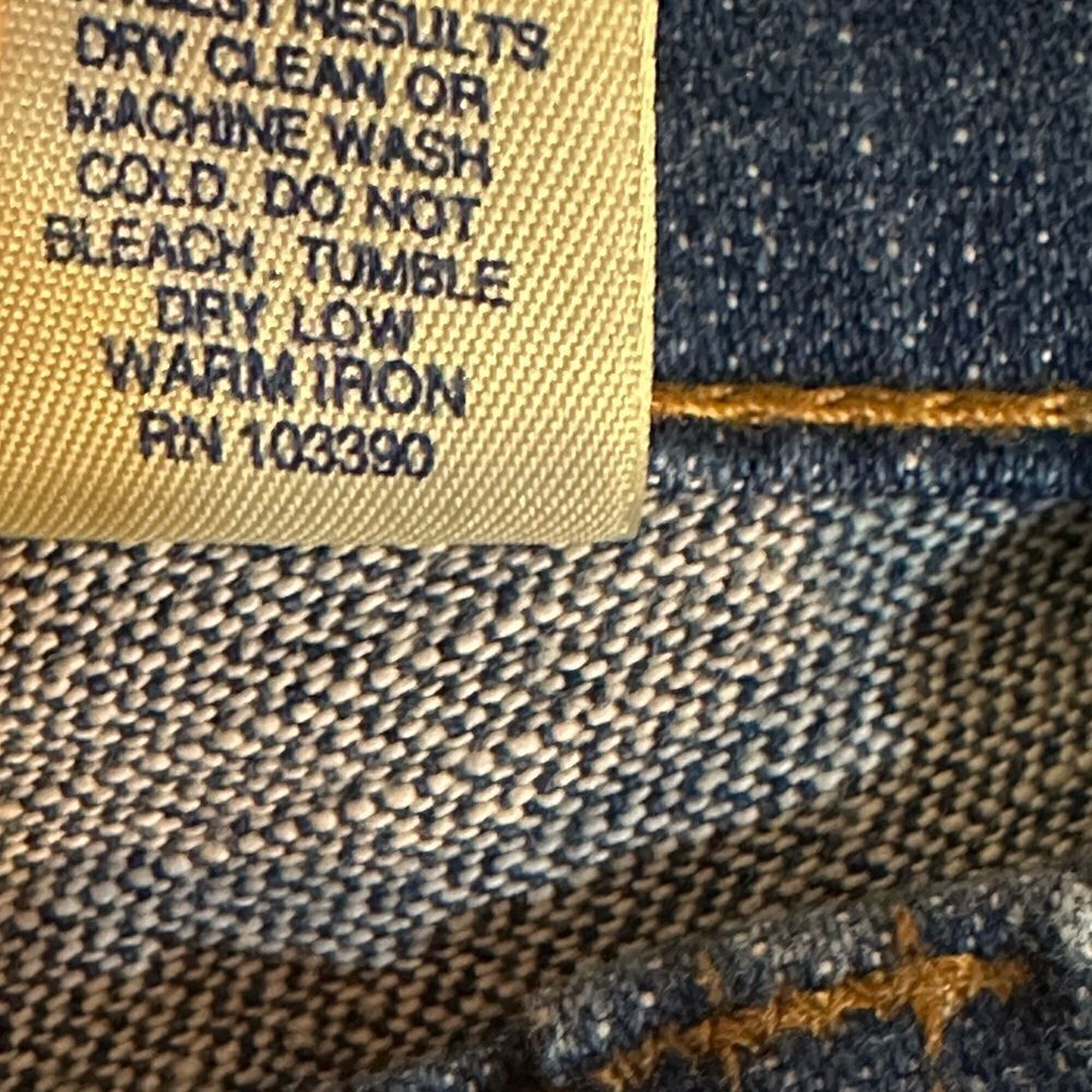Frankie b Jeans Size 2, Inseam: 34 Inches. patchwork bootcut - Picture 13 of 14